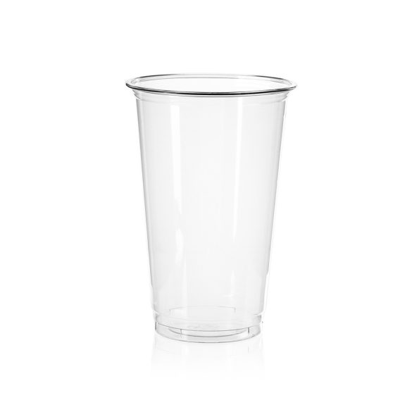 Kaltgetränkebecher rPET, 250 ml "American", glasklar Ø 7,8 cm 