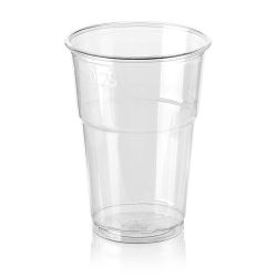 Kaltgetränkebecher aus PET 250 ml  Ø 7,8 cm, glasklar