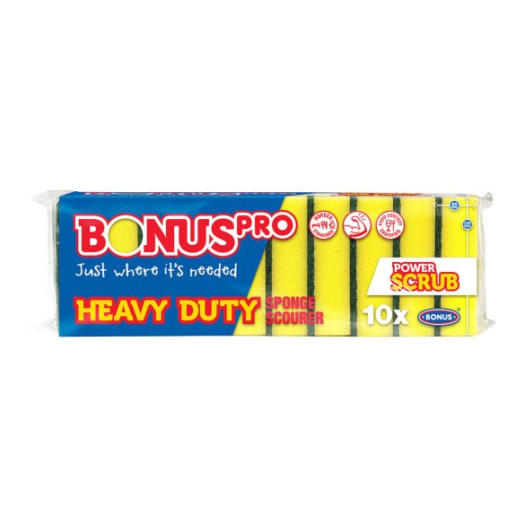 Scheuerschwamm HoReCa Heavy Duty – Profi Topfreiniger  BONUS, 10 Stück / 1 Paket