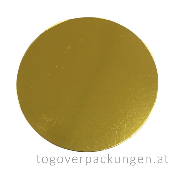 Tortenunterlagen, gold beschichted, rund, 24 cm /10 Stück