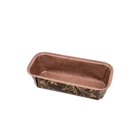 Kuchen-Backform „Plumpy” rechtechig mit Dekor (158x55x52mm) / 1 Stück