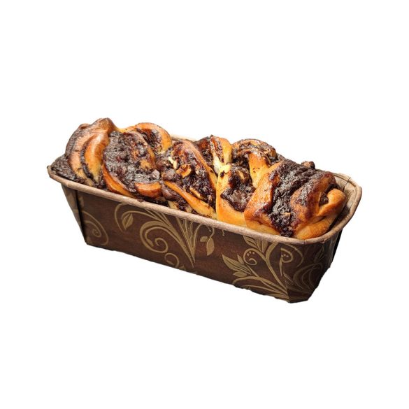 Kuchen-Backform „Plumpy” rechtechig mit Dekor (158x55x52mm) / 1 Stück
