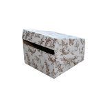 Tortenkarton / Kuchenbox, 190 x 190 x 100 mm, gemustert / 1 Stück