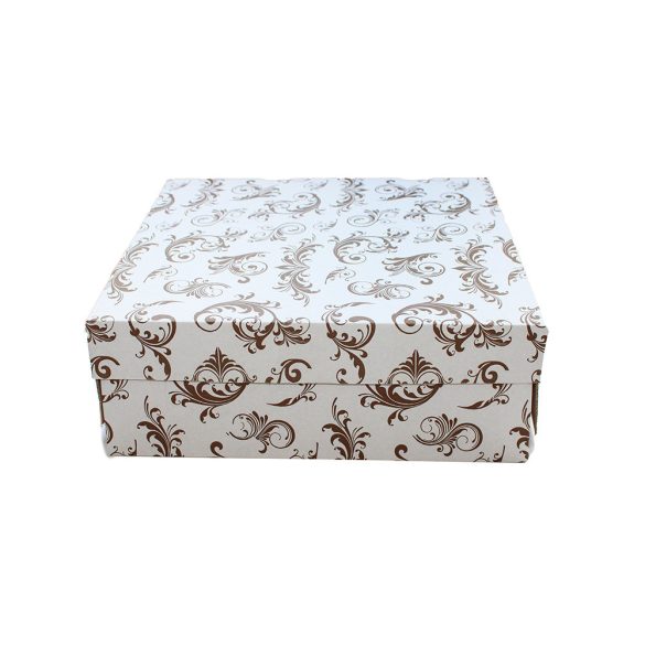 Kuchenbox 280 x 280 x 100 mm gemustert / 1 Stück