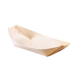 Schale - Bambus-Schiff, 170 mm / 100 Stück