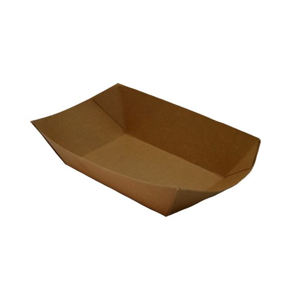Schale - Kraftpapier-Schiff, 215 x 147 x 40 mm, 800 ml / 250 Stück