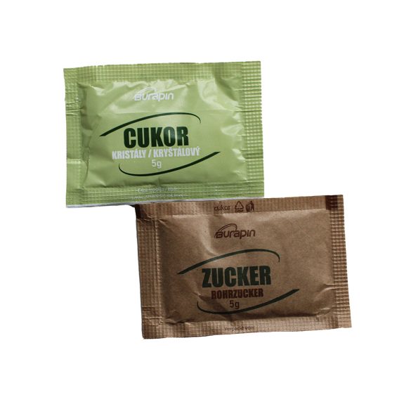 Rohrzucker, 5g in Säckchen / 1 Packung (5kg)