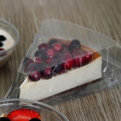 Verpackungsbox mit Klappdeckel für Gebäcke / 50 Stück