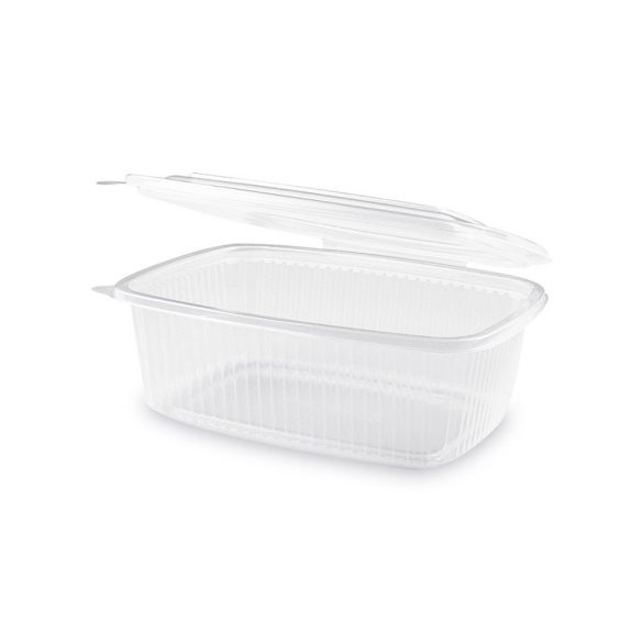 Verpackungsbox mit Klappdeckel, eckig, PP, 1000 ml / 100 Stück