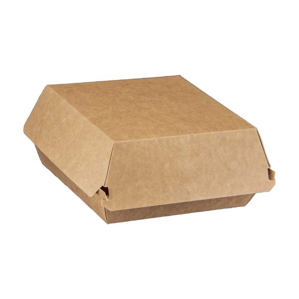 Burgerbox mit Klappdeckel "XXL", Kraft / 50 Stück