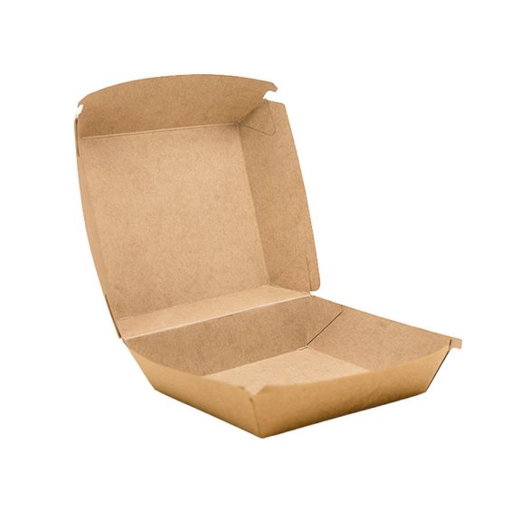 Burgerbox mit Klappdeckel "XXL", Kraft / 50 Stück
