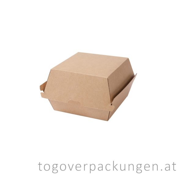 Hamburgerbox, 110 x 110 x 90 mm, Kraft / 50 Stück