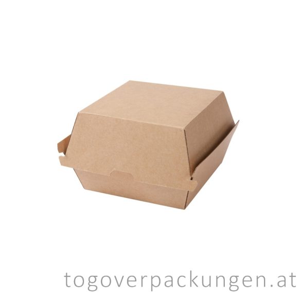 Hamburgerbox, 130 x 130 x 110 mm, Kraft / 50 Stück