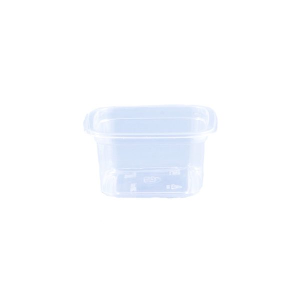 Verpackungsbox - quadratisch, 90 x 90 mm, 400 ml, transparent / 50 Stück