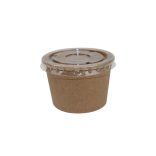 Deckel für Dressingbecher Kraft 70 ml, PET / 50 Stück