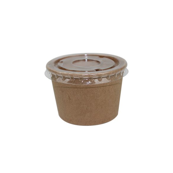 Deckel für Dressingbecher Kraft 70 ml, PET / 50 Stück