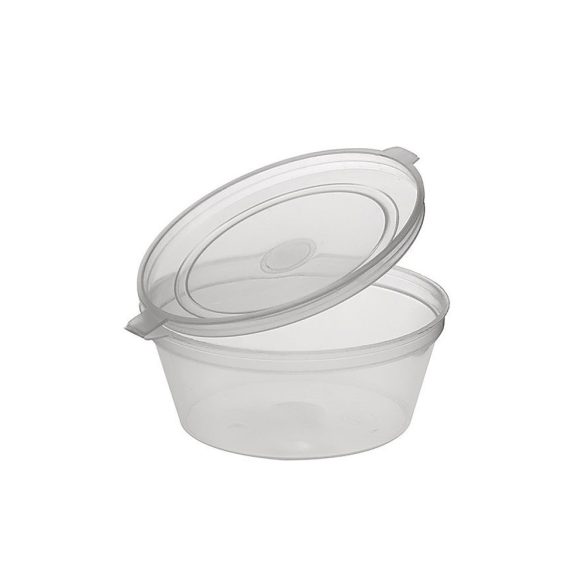 Dressingbecher mit Klappdeckel, 56 ml, PP / 50 Stück