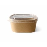 Deckel für MALMÖ SQUARE Verpackungsbox 700ml, PP, 135 mm  - 50 Stück 