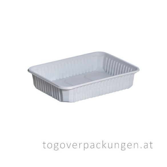 STRONG Verpackungsbox - eckig, 500 ml, PP, weiß / 50 Stück
