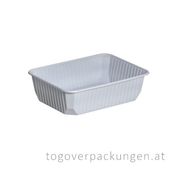 STRONG Verpackungsbox - eckig, 750 ml, PP, weiß / 50 Stück