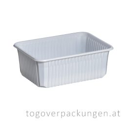   STRONG Verpackungsbox - eckig, 1000 ml, PP, weiß / 50 Stück
