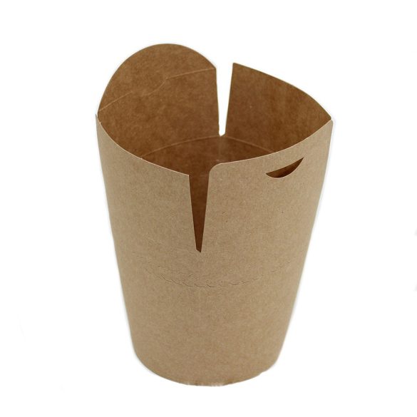 Nudelbox "EASY" - Kraft, 600 ml, braun / 50 Stück