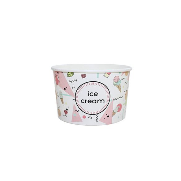 Eiscbecher - 130 ml, "Ice cream" / 25 Stück