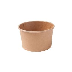 Eisbecher, Pappe 160 ml  Ø 8,5 cm · 4,5 cm braun
