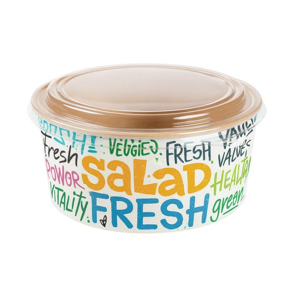 Salatbox mit Logo