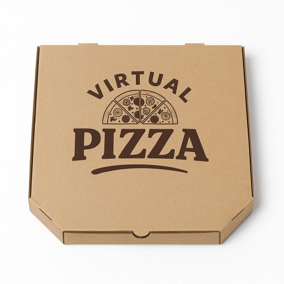 Pizzakarton mit Logo