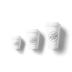 Individuelle Pappbecher mit Logo