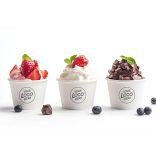Individuelle Eis-Becher mit Logo