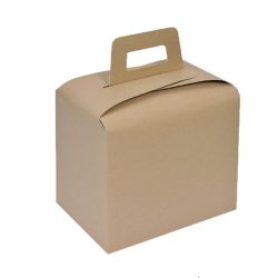 Lunchbox TO-GO, 3600 ml, braun / 25 Stück