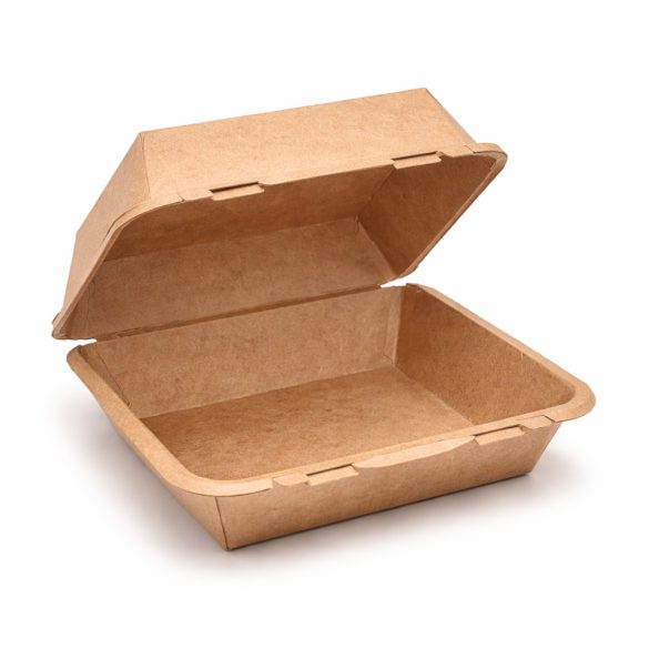BP4 KRAFTY®, Kraftkarton-Menübox, 205 x 205 x 80 mm / 50 Stück