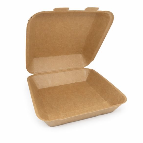 BP4 KRAFTY®, Kraftkarton-Menübox, 205 x 205 x 80 mm / 50 Stück