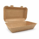 BP6 KRAFTY®, Kraftkarton-Menübox, 215 x 145 x 65 mm / 25 Stück
