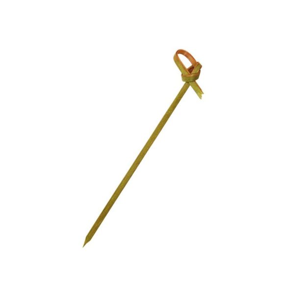Fingerfood-Spieße 6 cm „Knoten”, Bambus / 100 Stück