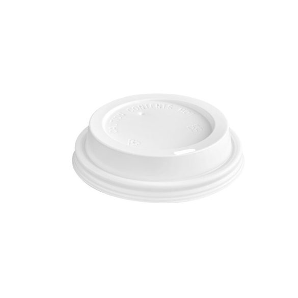 Deckel für 100 ml Pappbecher, weiß, 62 mm / 50 Stück