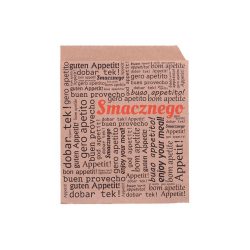   Hamburger-Tüten "DUPLEX", mit PE-Einlage, 150 x 160 mm, TEXT, fettdicht