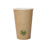 Trinkbecher aus Pappe 300 ml, braun