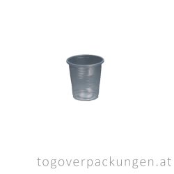 Plastikbecher, 100 ml, transparent / 100 Stück