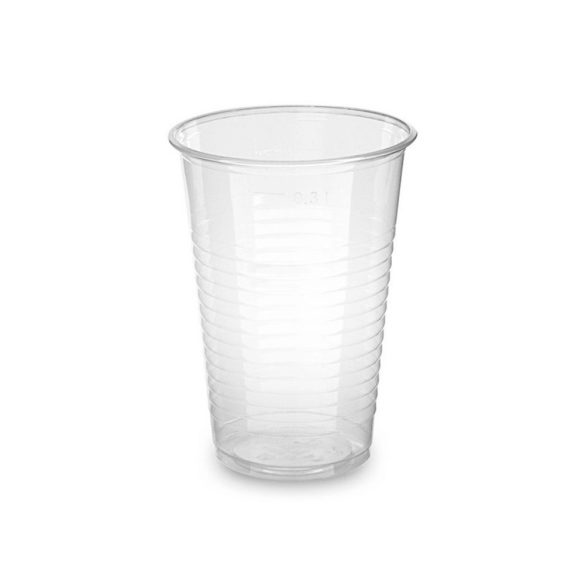 Plastikbecher 300 ml PP transparent