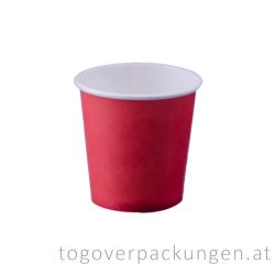 Pappbecher "Red", 100 ml / 50 Stück