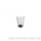 Pappbecher 100 ml Weiß (4 oz) – Ø62 mm Espresso-Becher / 50 Stück