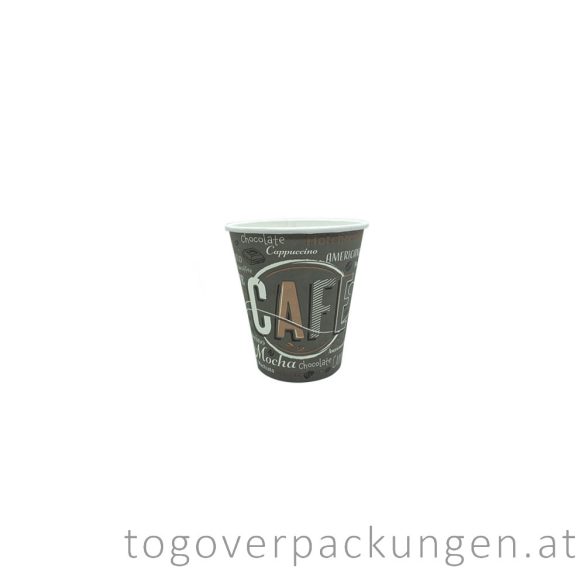Pappbecher "COFFEE NEW", 100 ml, 65 mm / 50 Stück