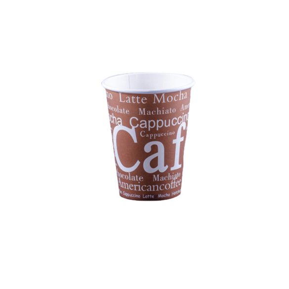 Pappbecher "Cafe", 180 ml / 50 Stück