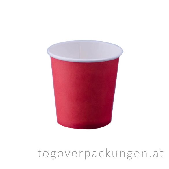 Pappbecher "Red", 220 ml / 50 Stück