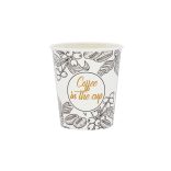 Pappbecher 220 ml "ALL YOU NEED" / 50 Stück