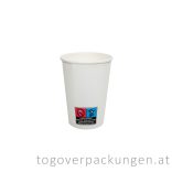Pappbecher 220 ml Weiß / 50 Stück