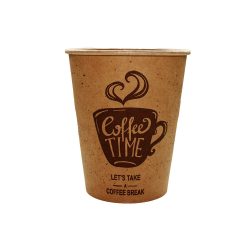 Pappbecher 220 ml  "Coffee Time" / 50 Stück